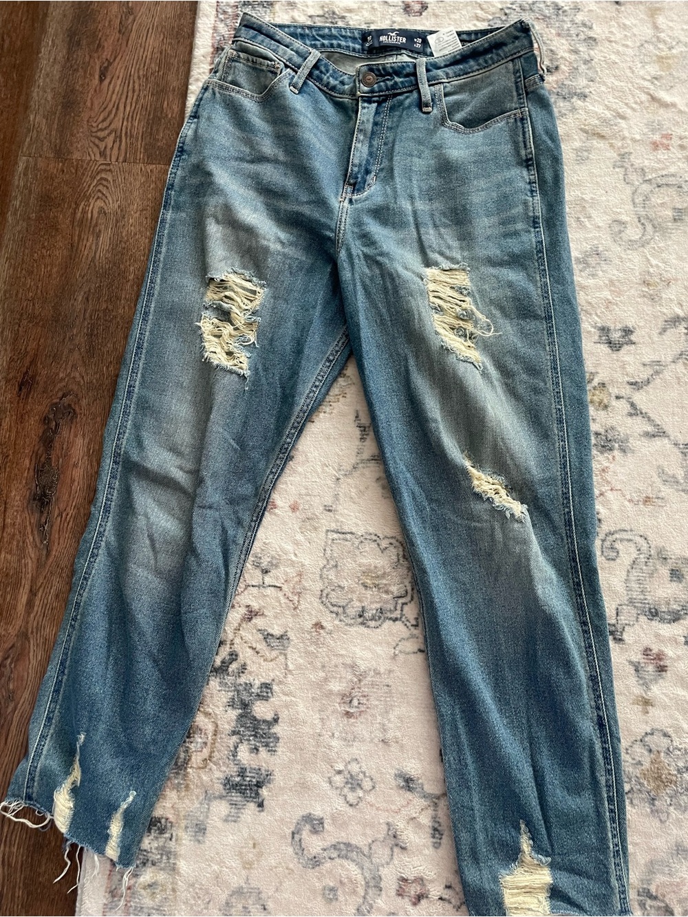 Distressed Light Blue women’s Jeans - Hollister